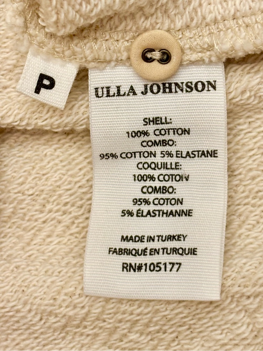 Ulla Johnson Bess Poplin-Trimmed Cotton Top oatmeal - Picture 6 of 9